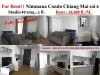 For rent Nimmana Soi 6 Chiang Mai near near Central Kad Suan kaew