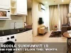 เช่า FOR RENT NOBLE RECOLE SUKHUMVIT 19 1 bedroom 35 Sqm25000 CLOSE BTS ASOKE